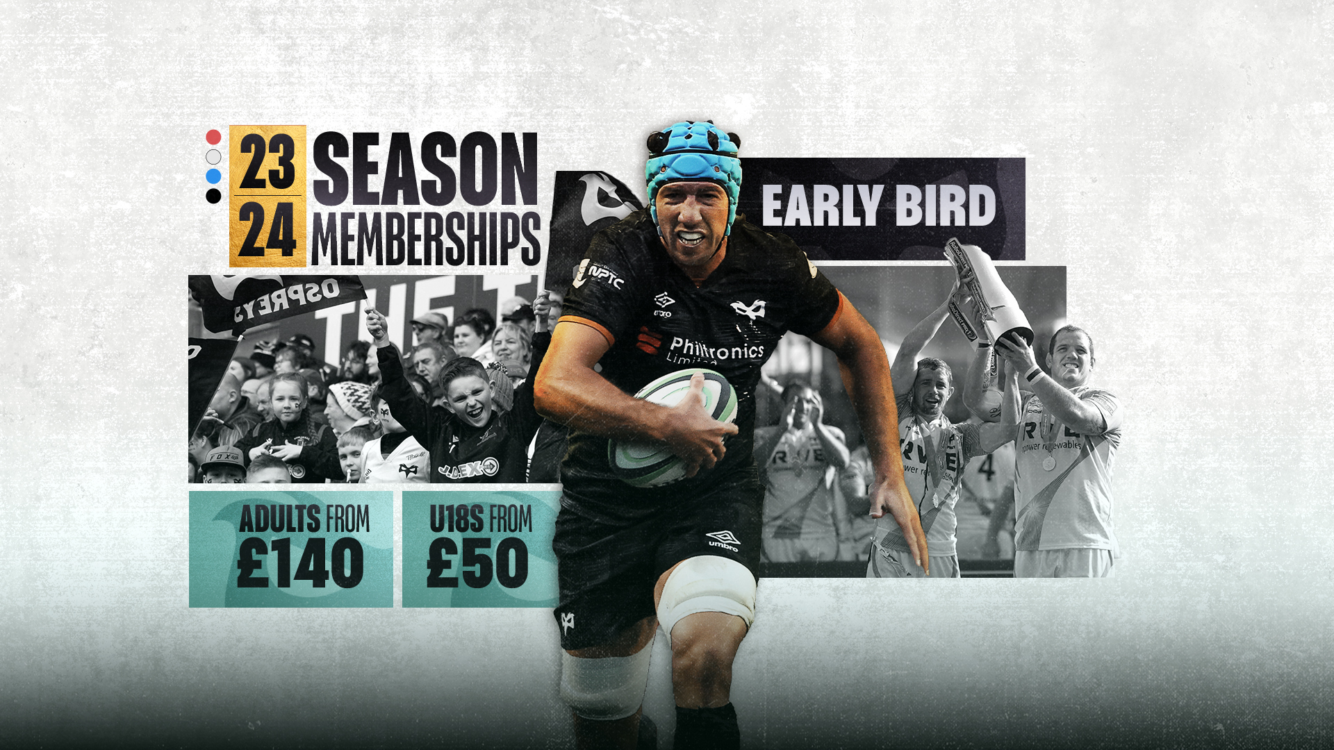Justin Tipuric bursts through. 2023/2024 season memberships on sale now. From £140 for adults, under 18s from £50.