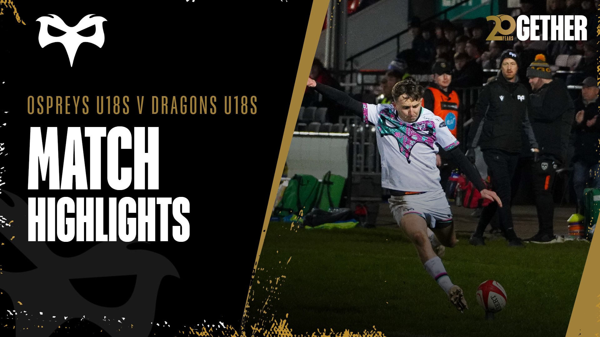 Match Highlights: Ospreys U18s v Dragons U18s