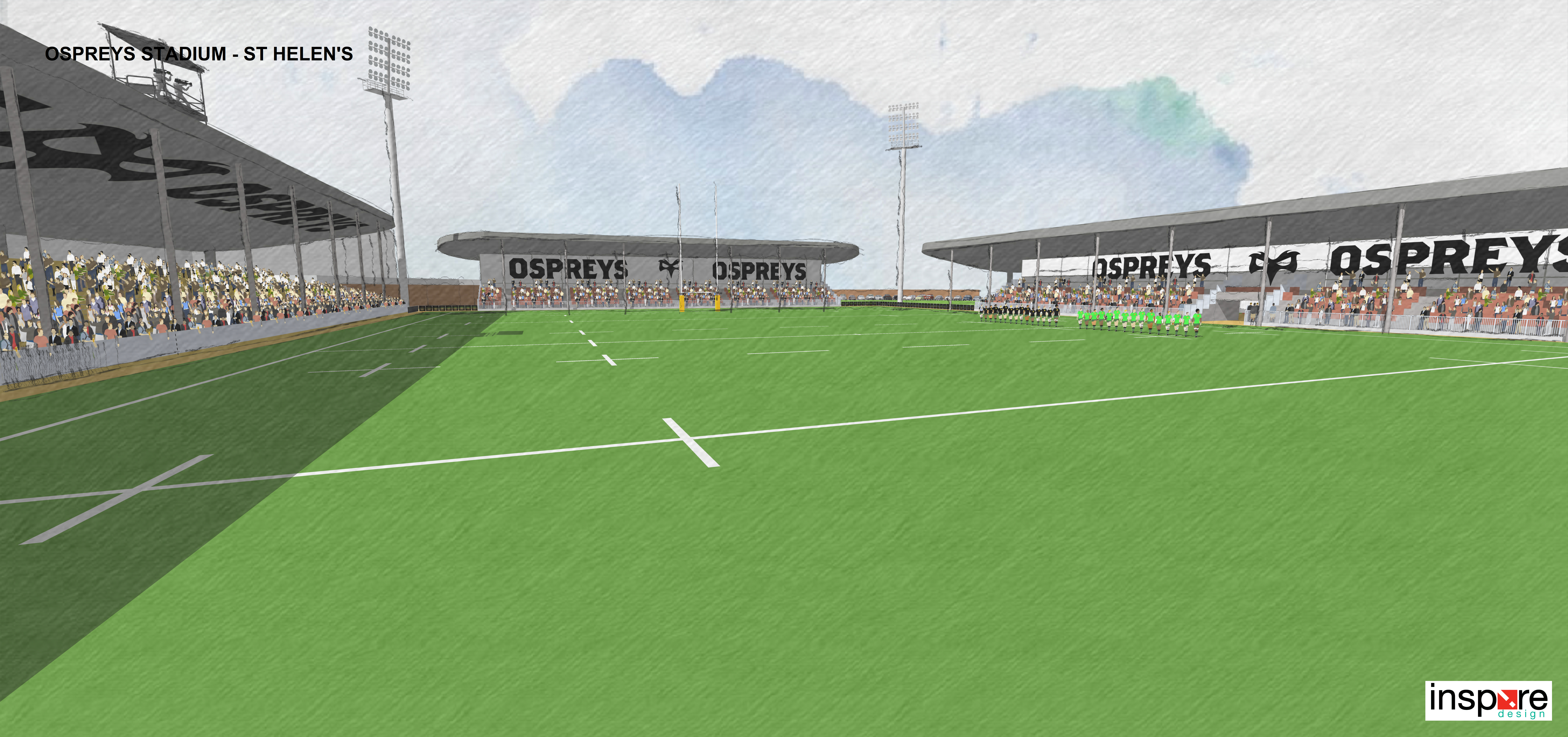 St Helen's Sports Ground artist impression