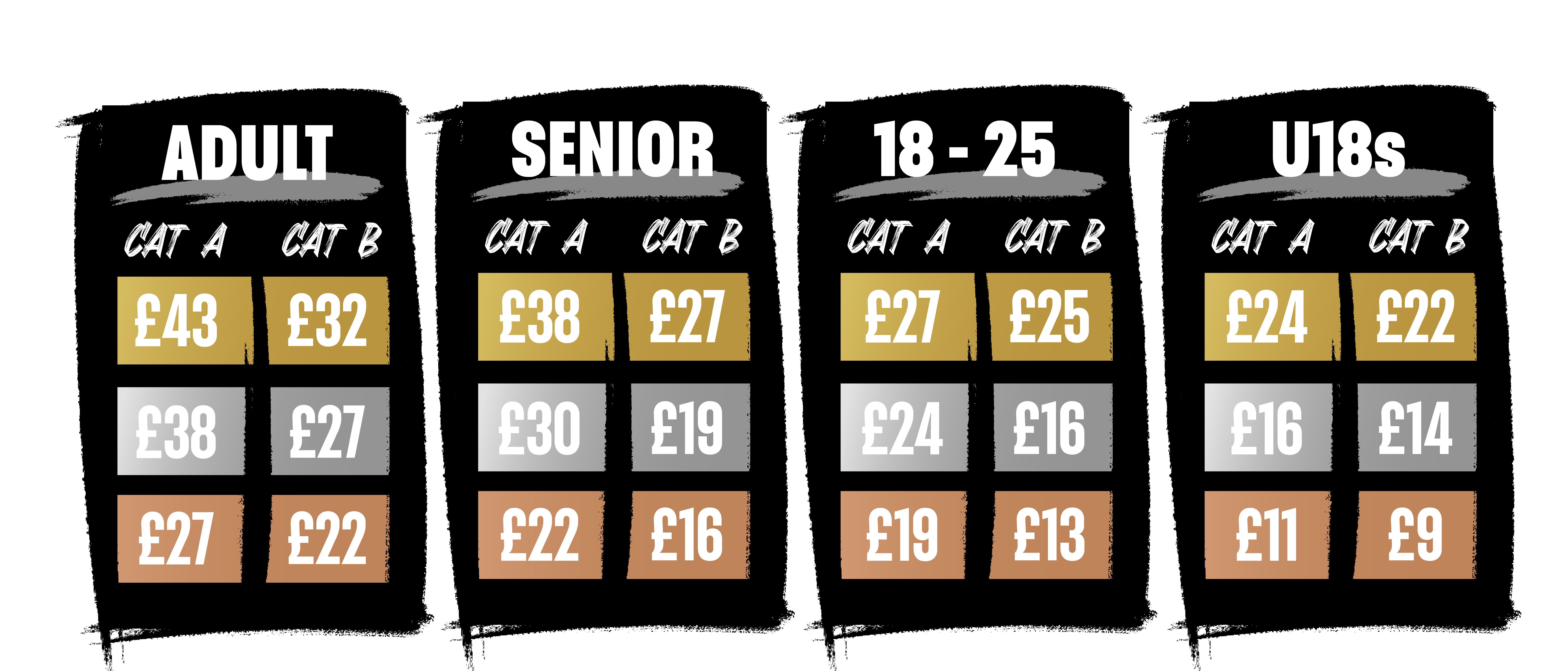 24/25 Pricing Table