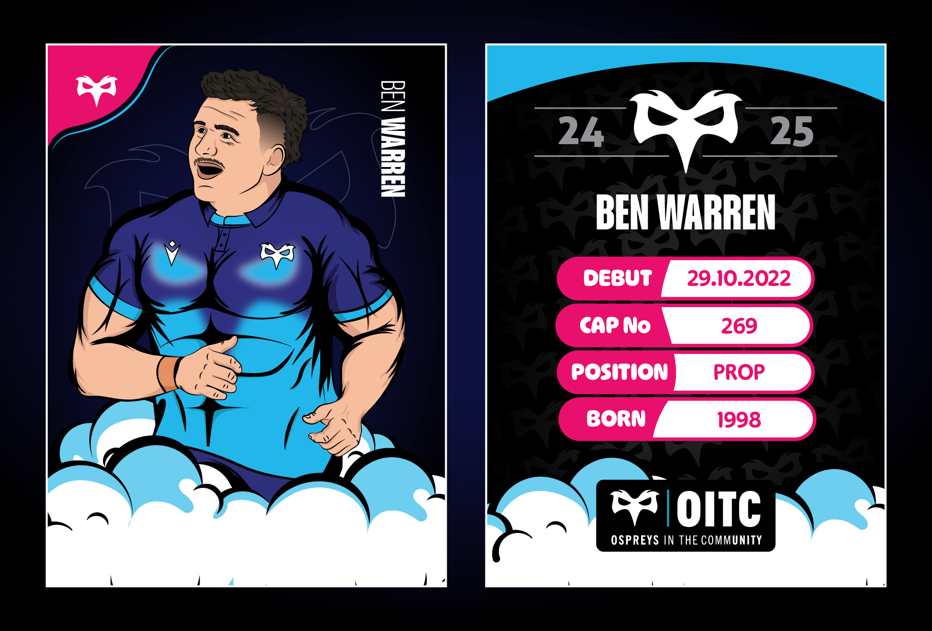 Ben Warren Full Trading Card