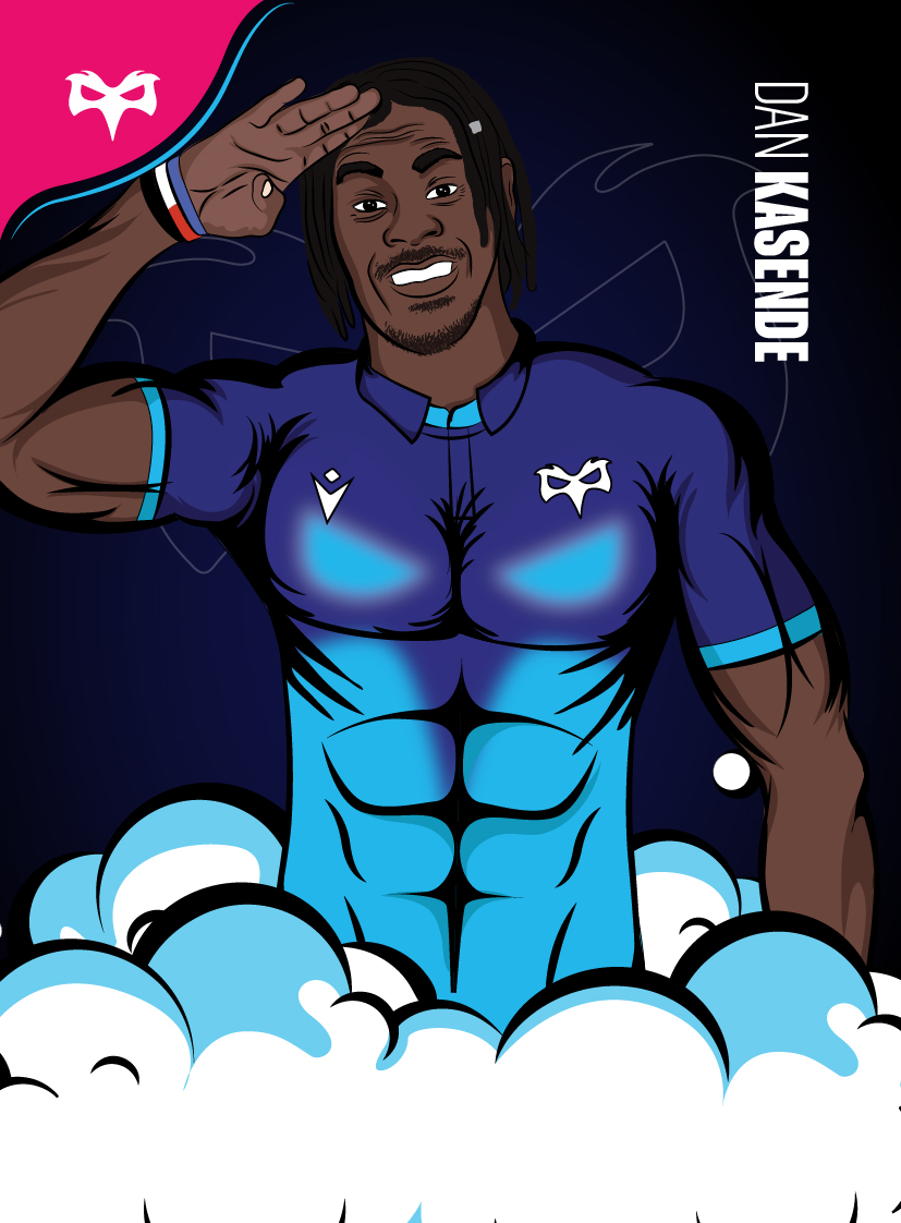 Dan Kasende Trading card 