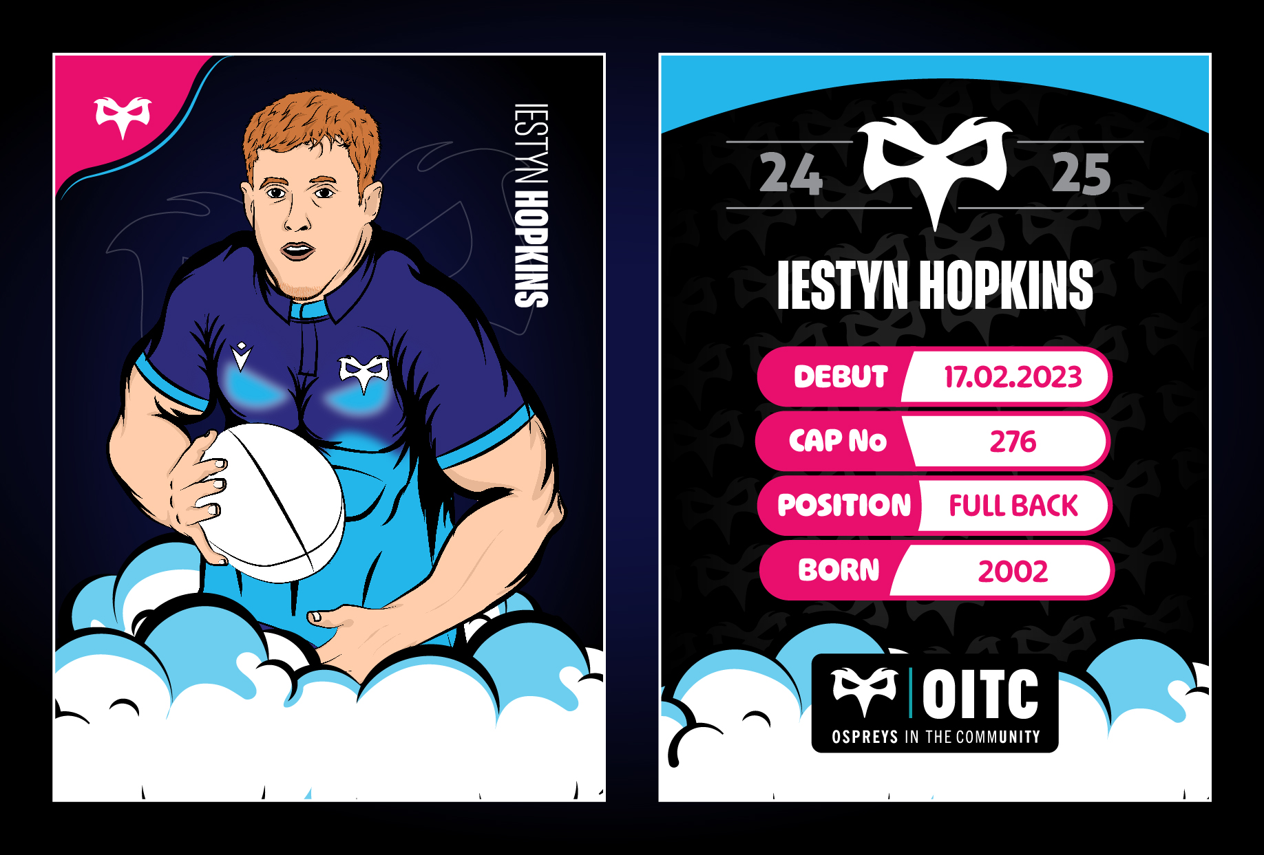 Iestyn Hopkins Full Trading Card