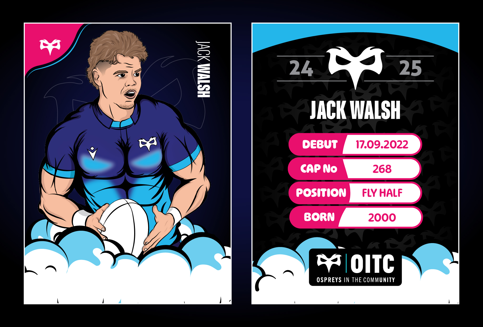 Jack Walsh Full Trading Card