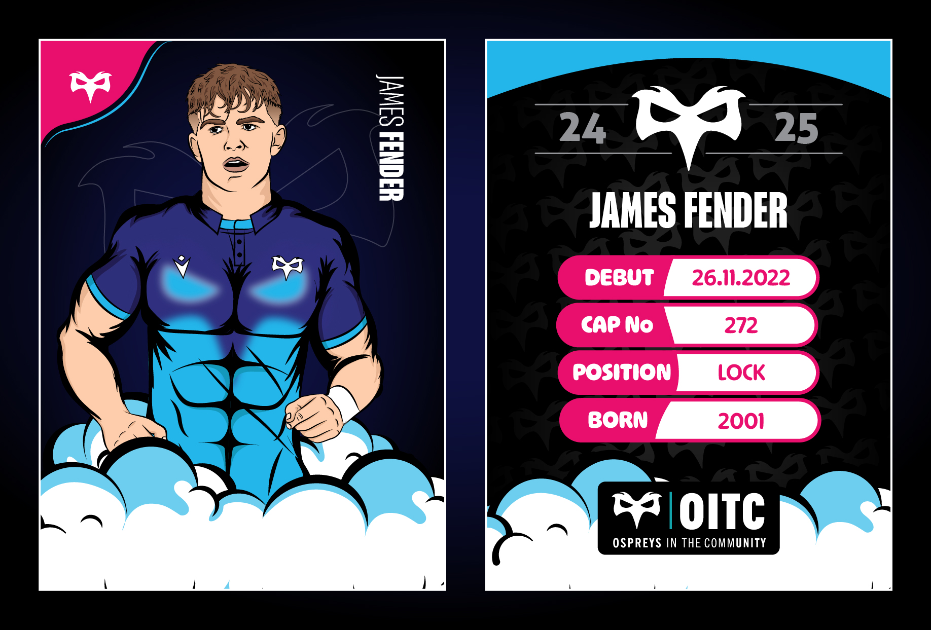 James Fender Full Trading Card 