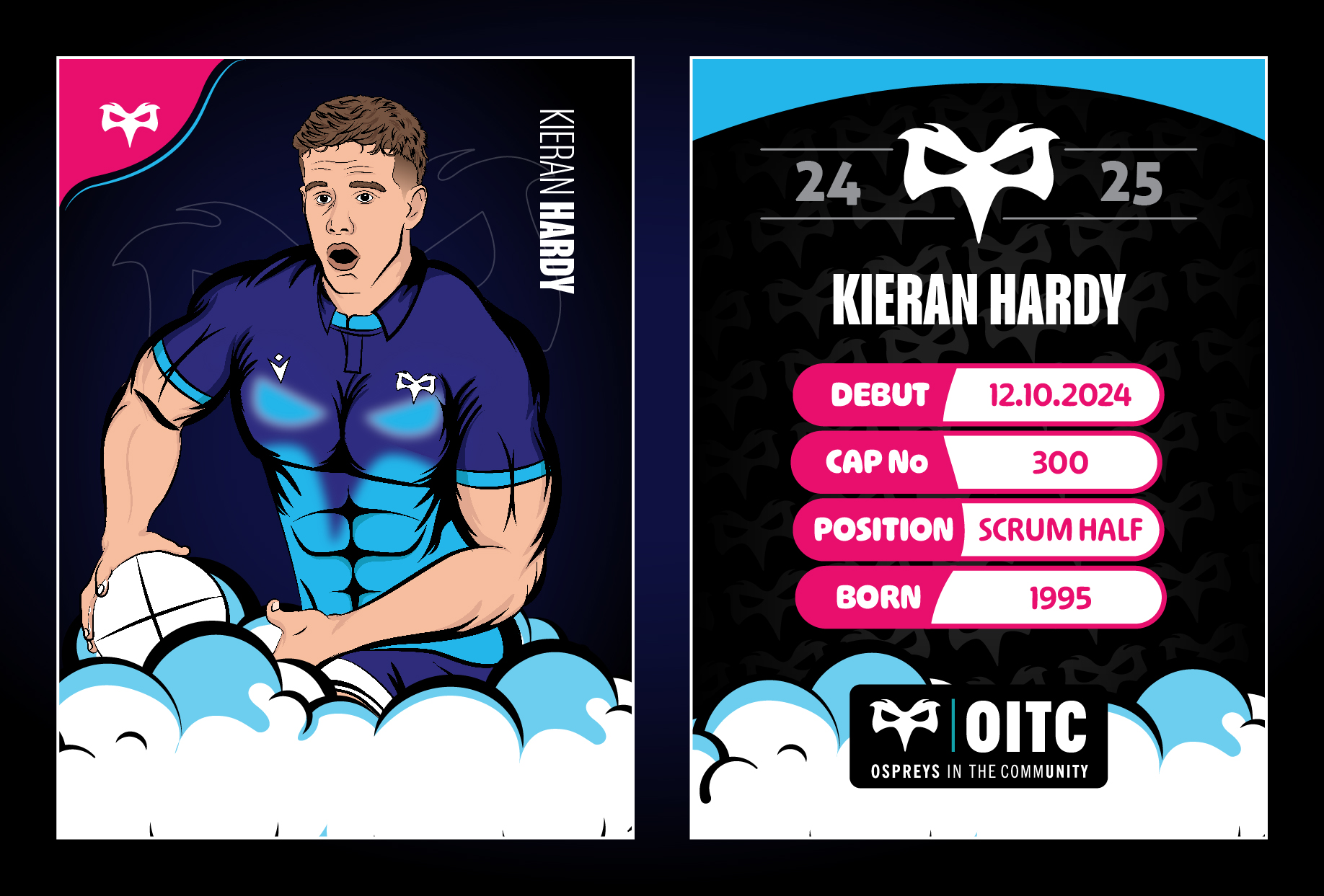 Kieran Hardy Full Trading Card