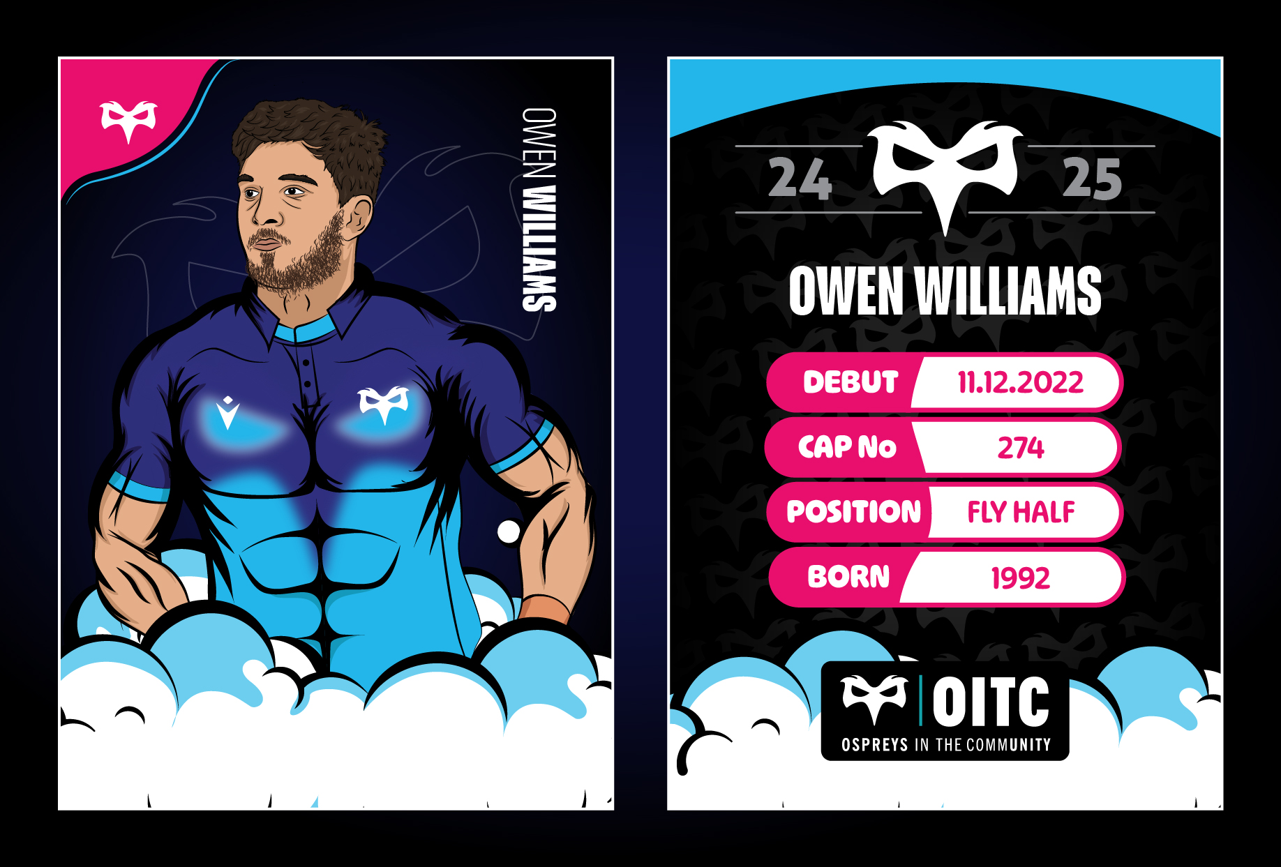 Owen Watkin Full Trading Card