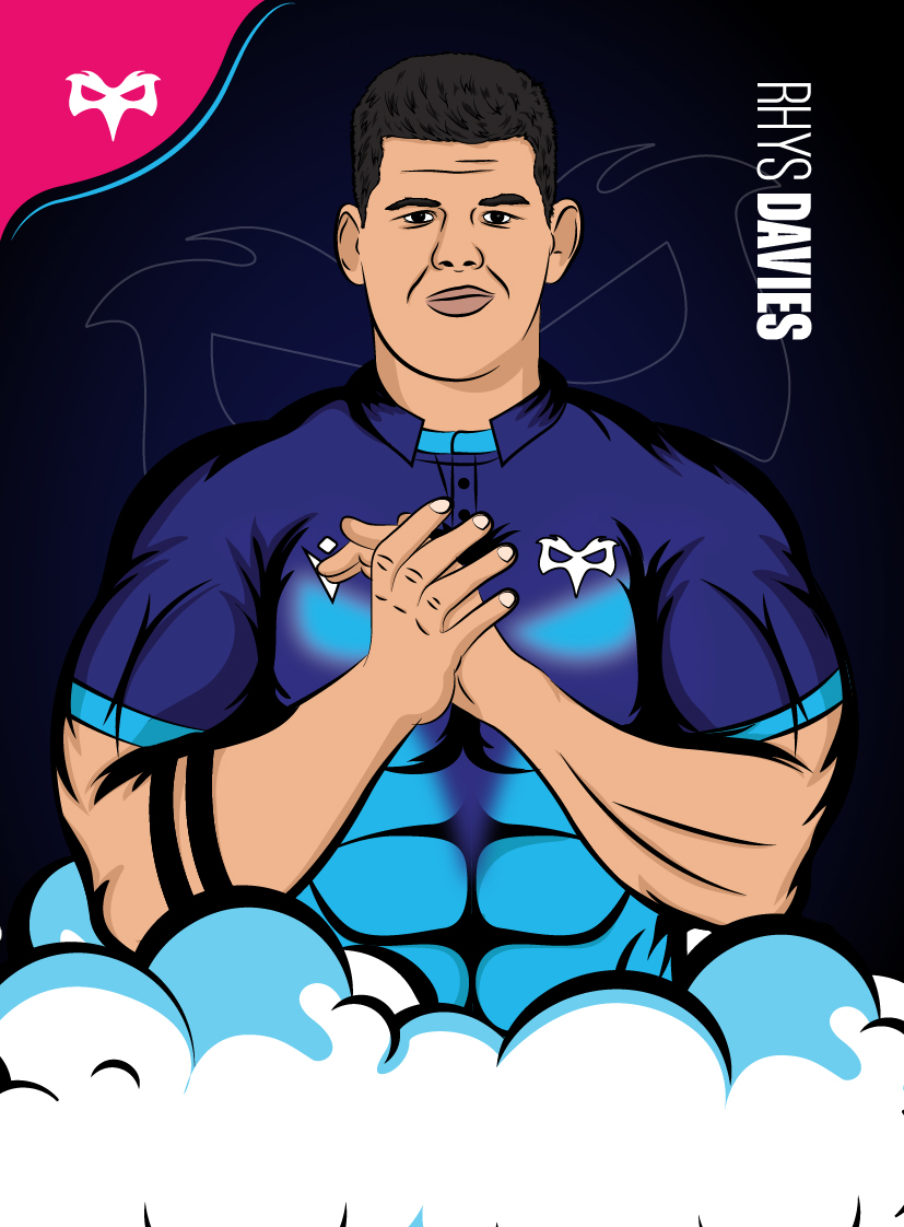 Rhys Davies Trading Cards