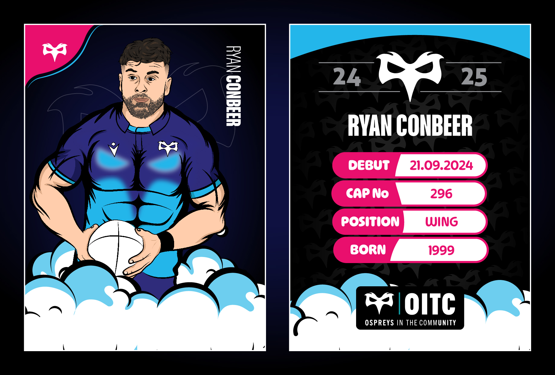 Ryan Conbeer Full Trading Card