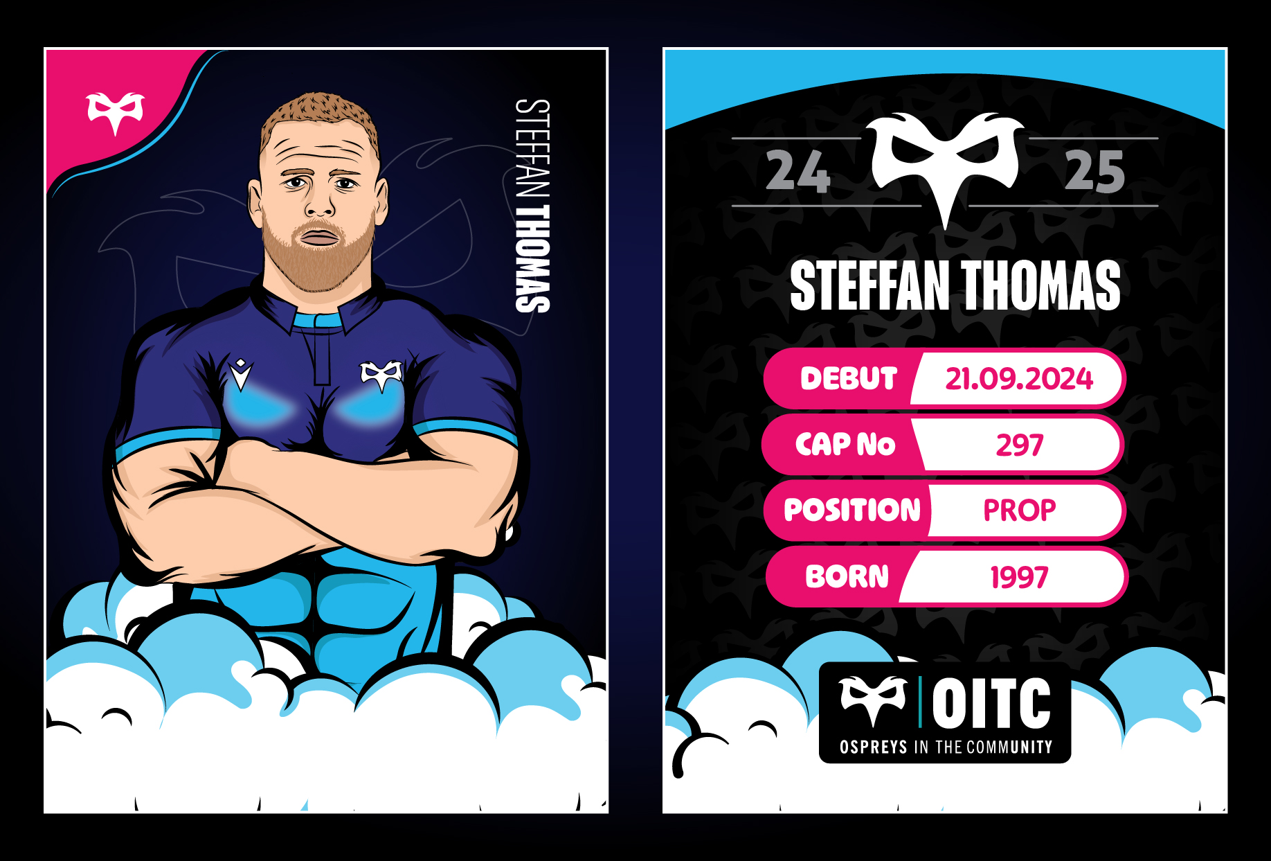 Steffan Thomas Full Trading Card