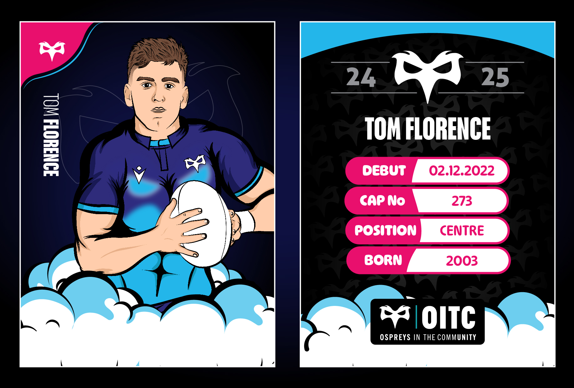 Tom Florence Full Trading Card