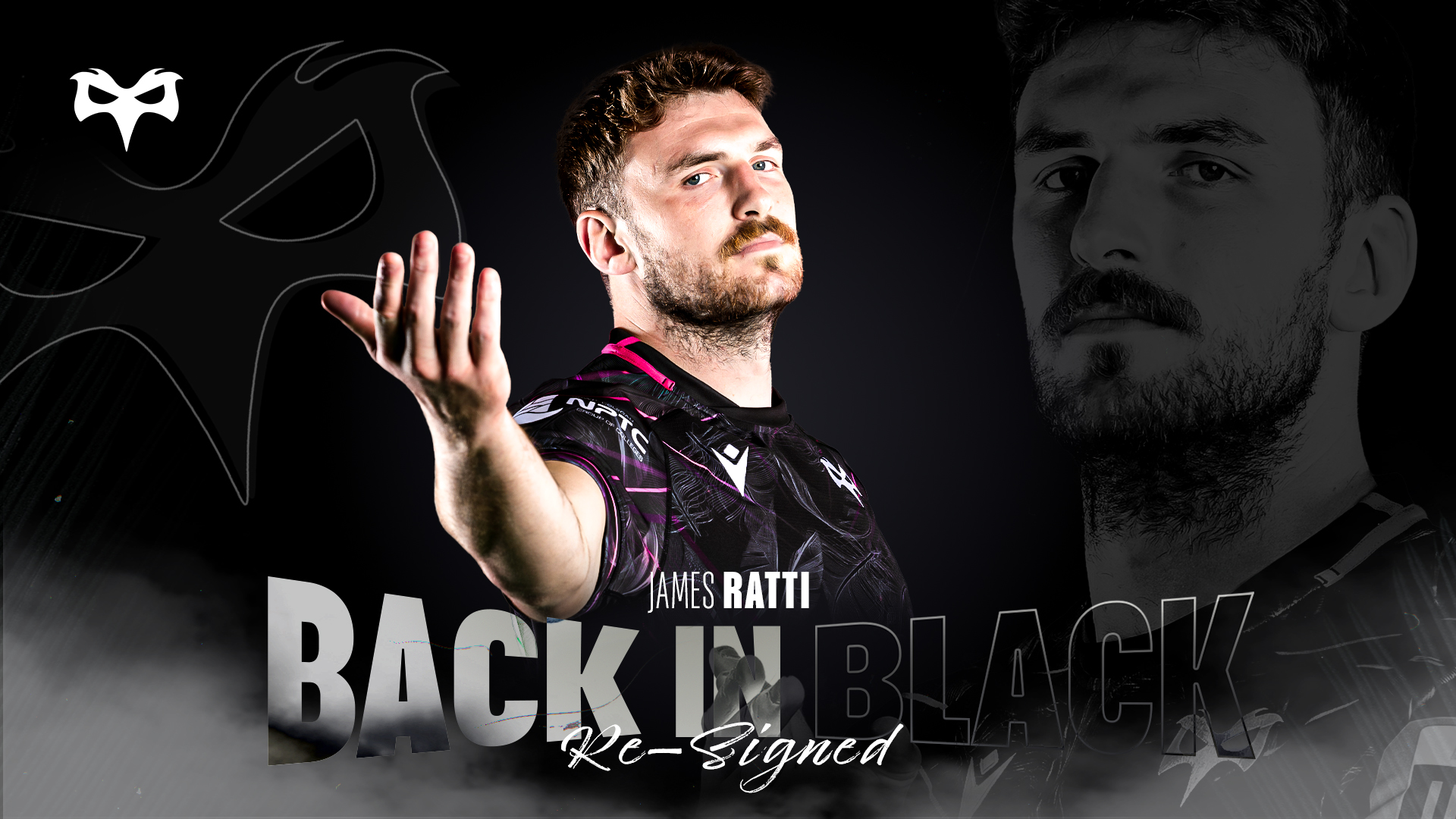 James Ratti is back in black 