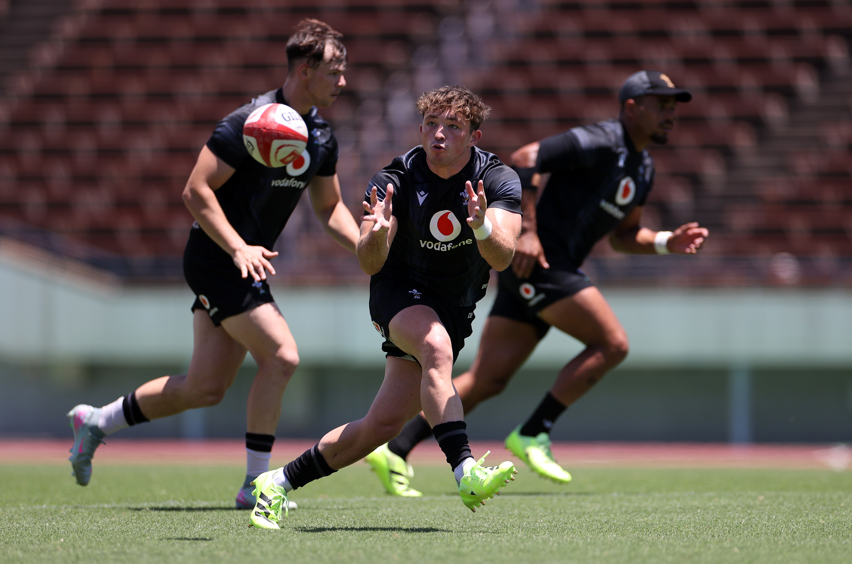 Dan Edwards prepares to face Japan for his first start