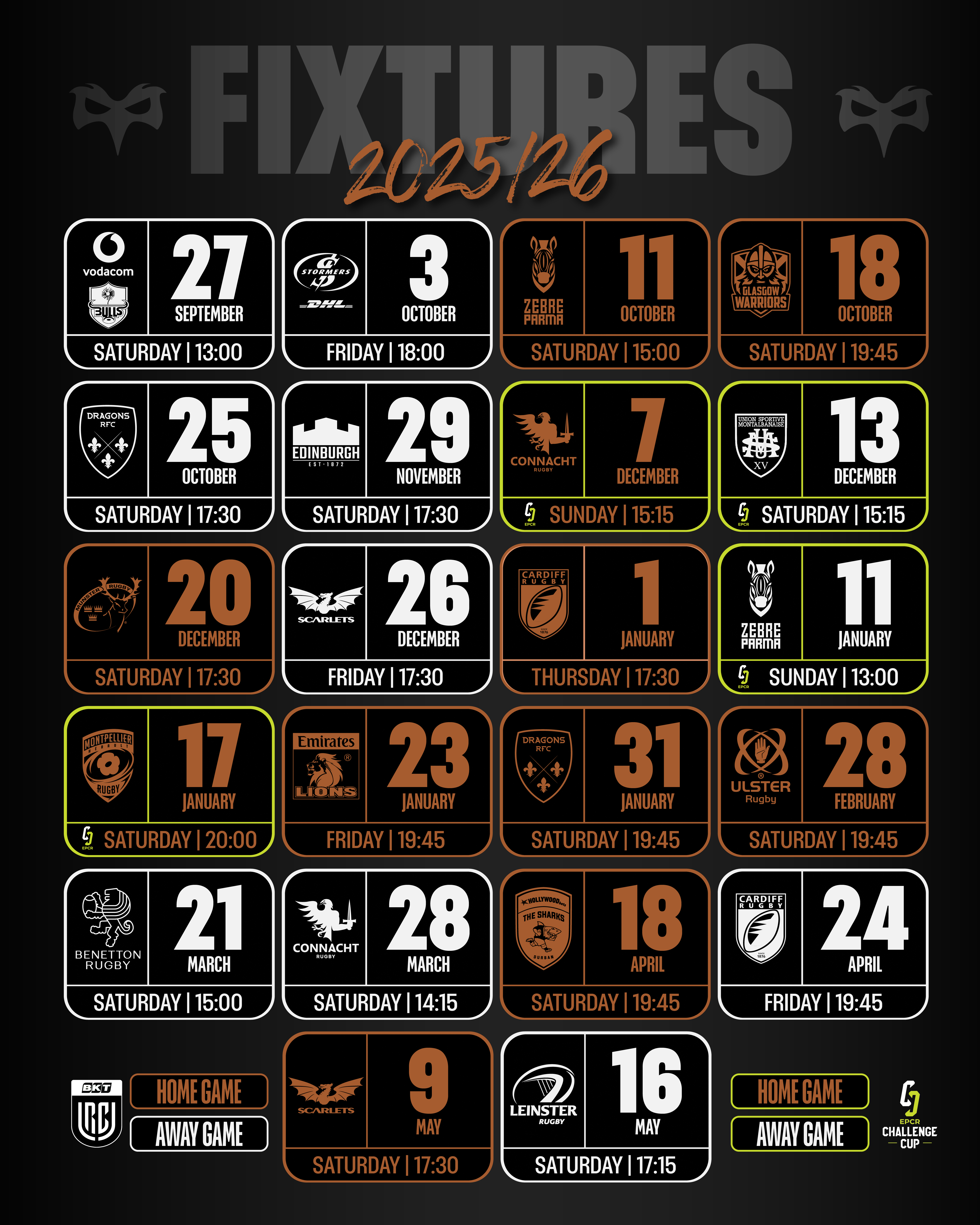 25/26 Fixtures