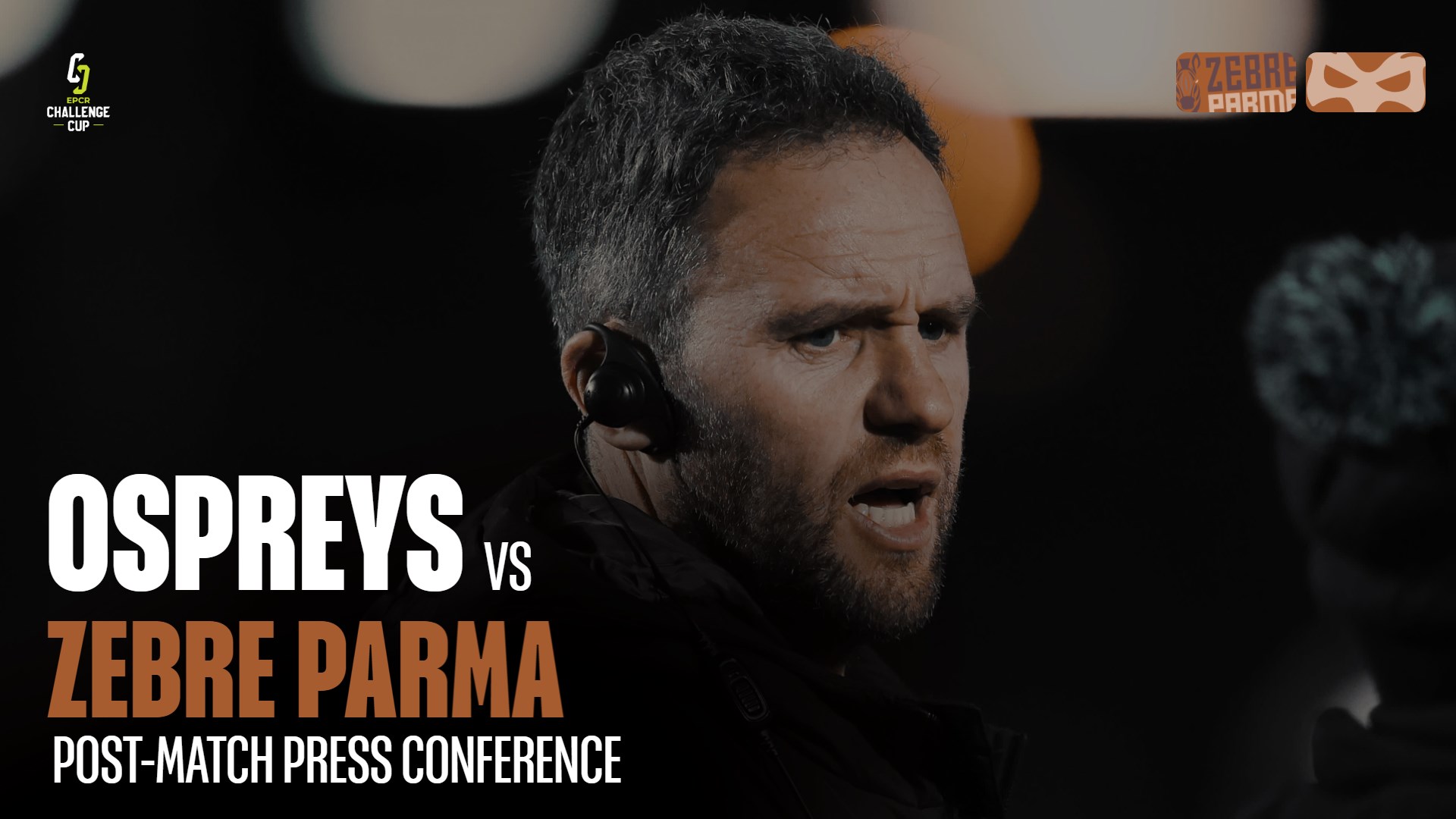 Mark Jones speaks to the press after defeat in Parma