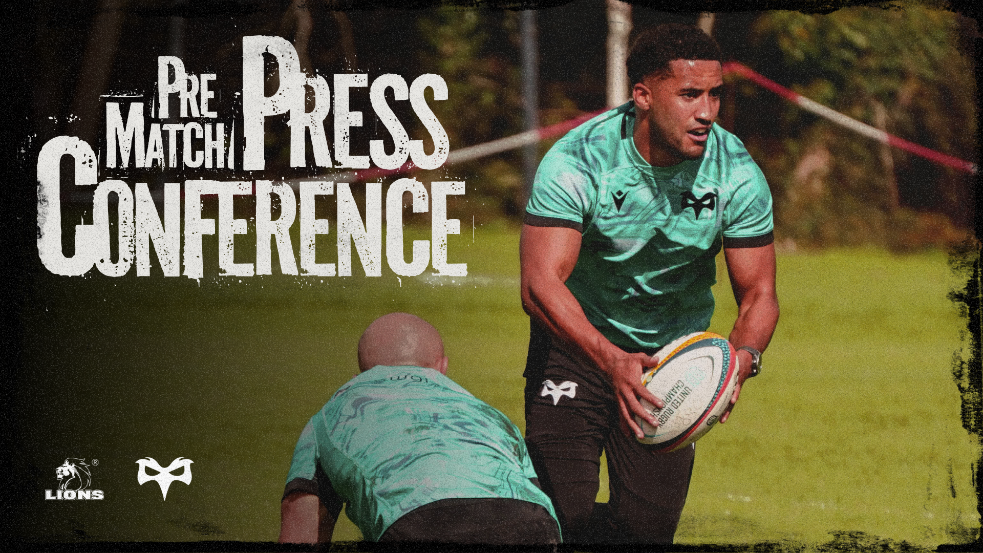 Keelan Giles speaks to the press as he co-captians the Ospreys for the first in Round Two of the BKT URC away to Lions in Johannesburg 