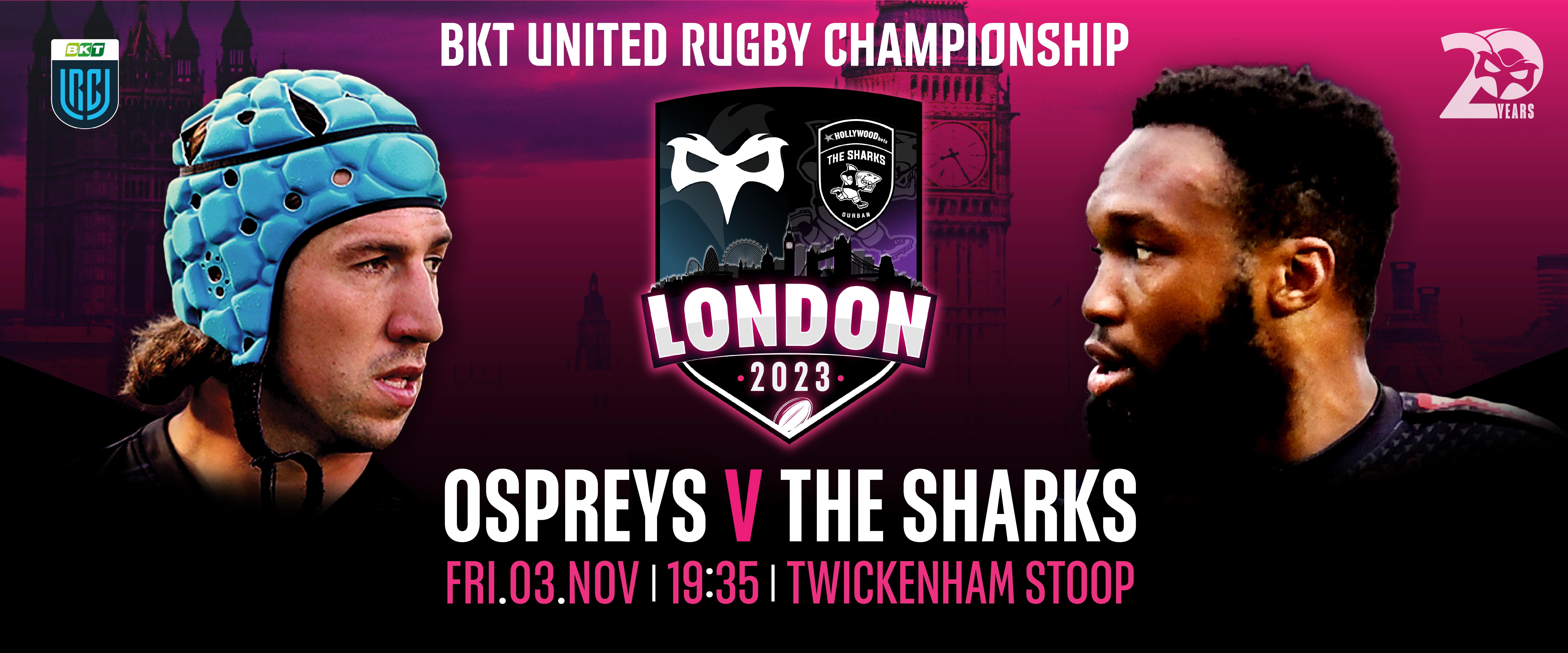 Ospreys v Sharks BKT URC London 2023