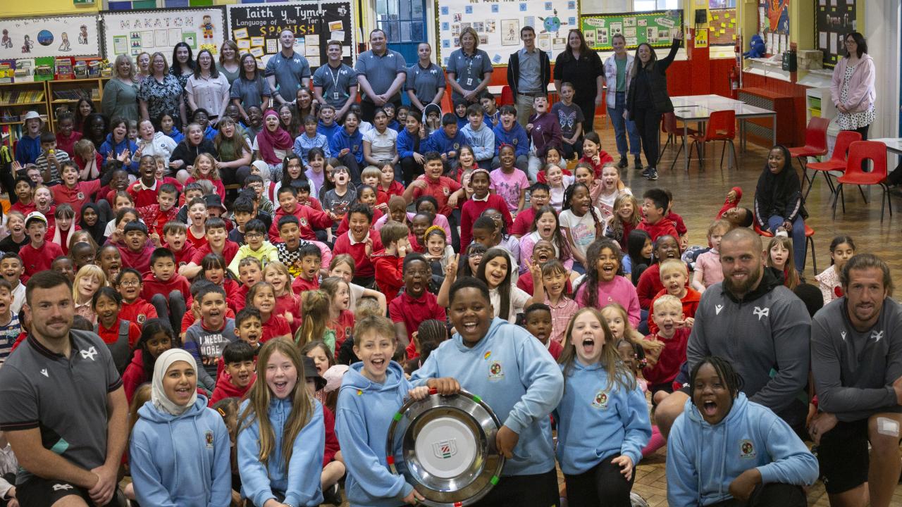 Ospreys’ Welsh Shield Presentation Takes Place at Terrace Road Primary ...