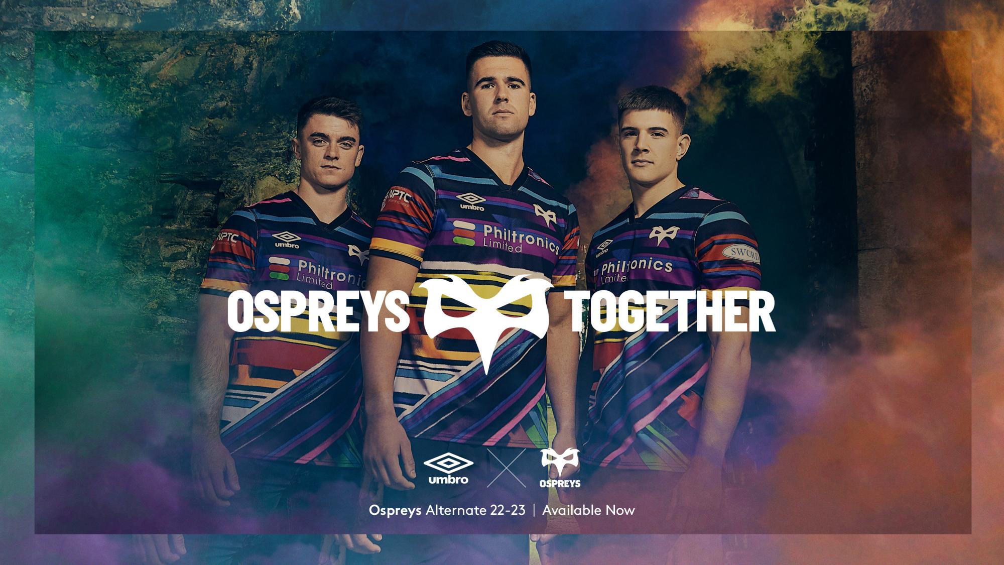 Ospreys & Umbro Reveal 22/23 Alternate Kit | Ospreys