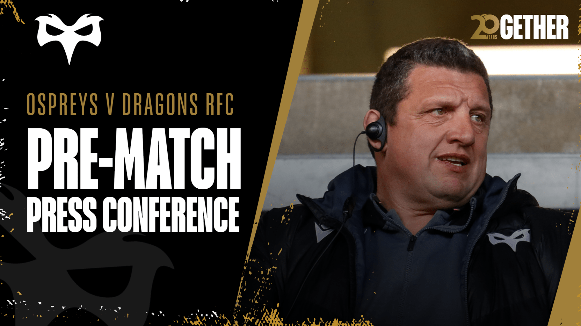 Pre-match Press Conference: Toby Booth (Vs Dragons RFC) | Ospreys