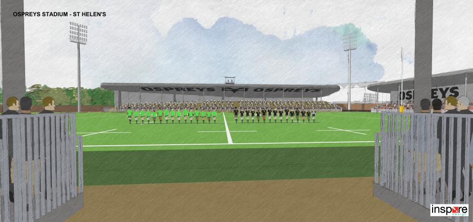 St Helen's Sports Ground artist impression