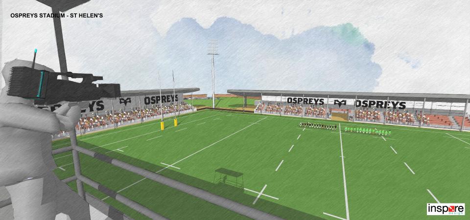 St Helen's Sports Ground artist impression
