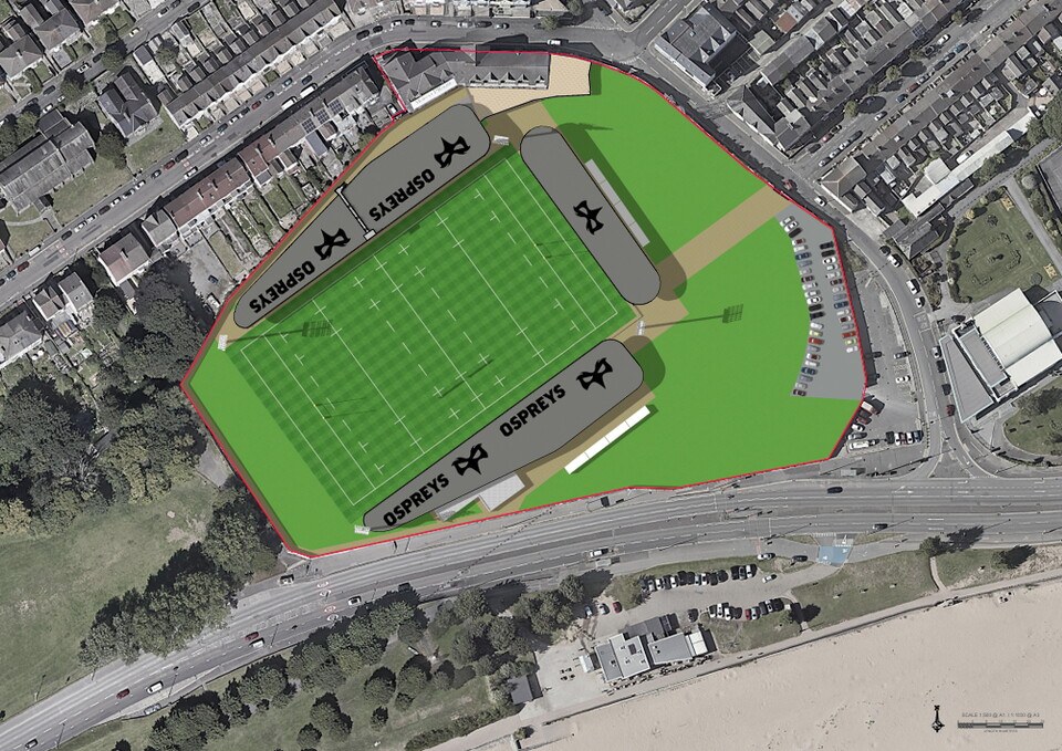 St Helen's Sports Ground artist impression