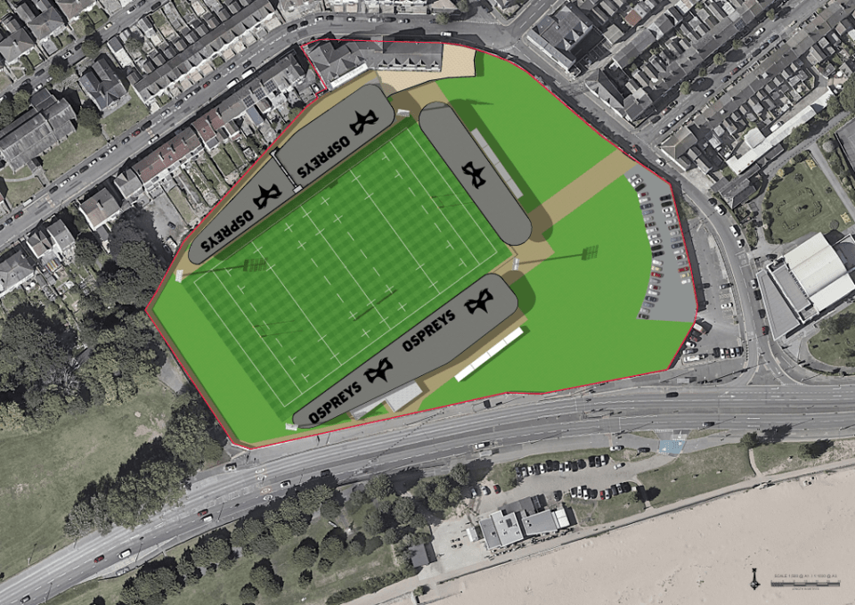 St Helen's Sports Ground artist impression