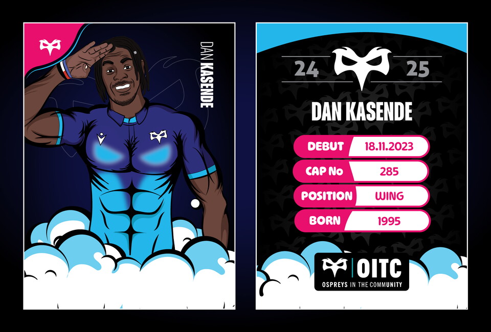 Dan Kasende Full Trading Card