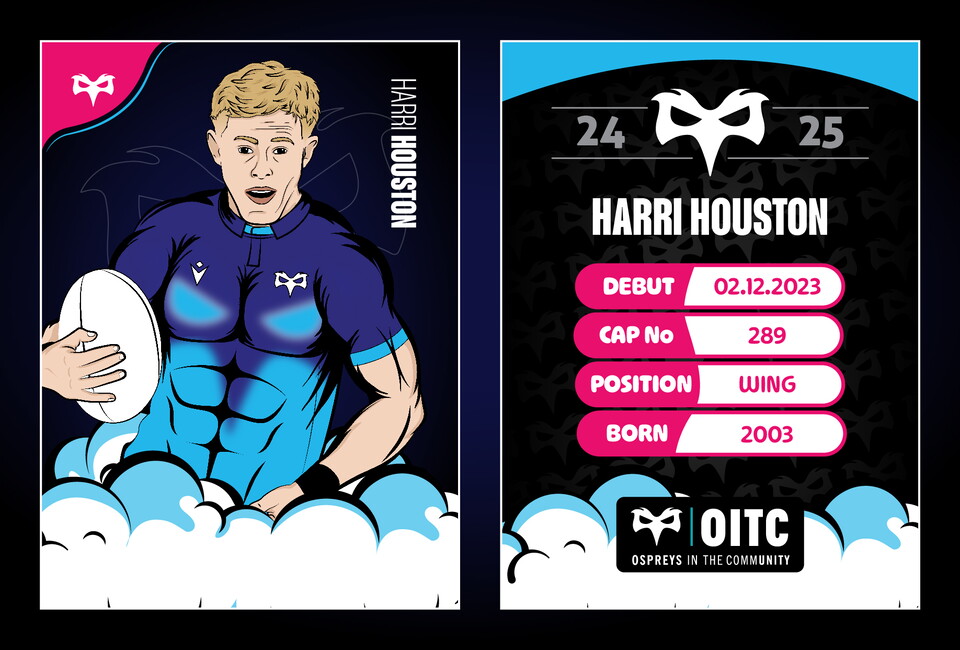Harri Houston Full Trading Card
