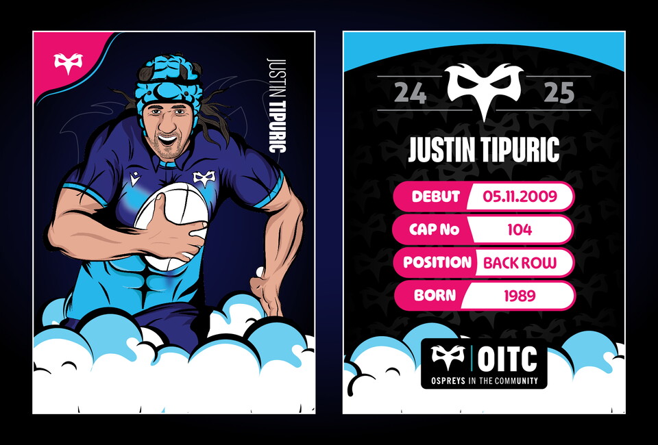 Justin Tipuric Full Trading Card