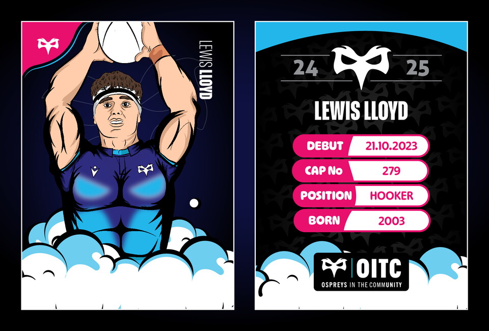 Lewis Lloyd Full Trading Card
