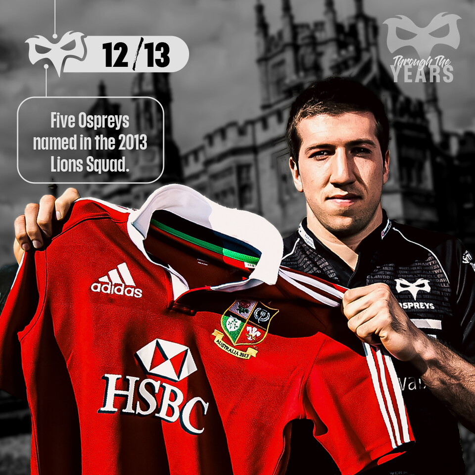 5 Ospreys named in the Lions squad for Austrlia 