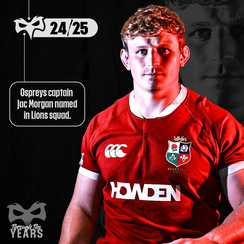 Jac Morgan has been named in the British and Irish Lions squad to tour Australia in 2025