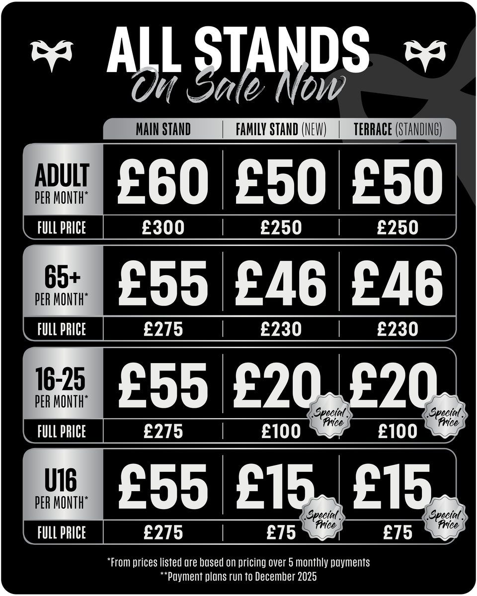 25/26 General Pricing