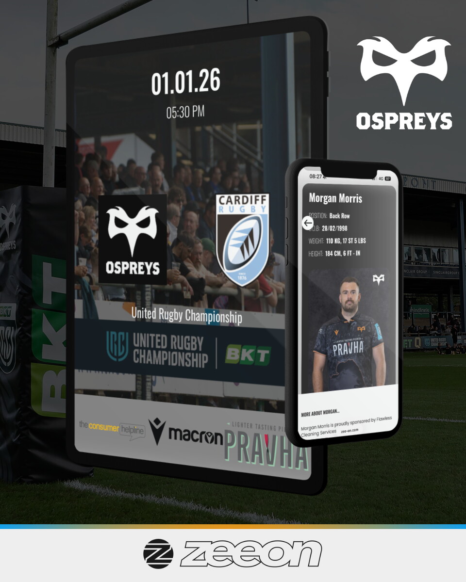 Ospreys vs Cardiff matchday programme 