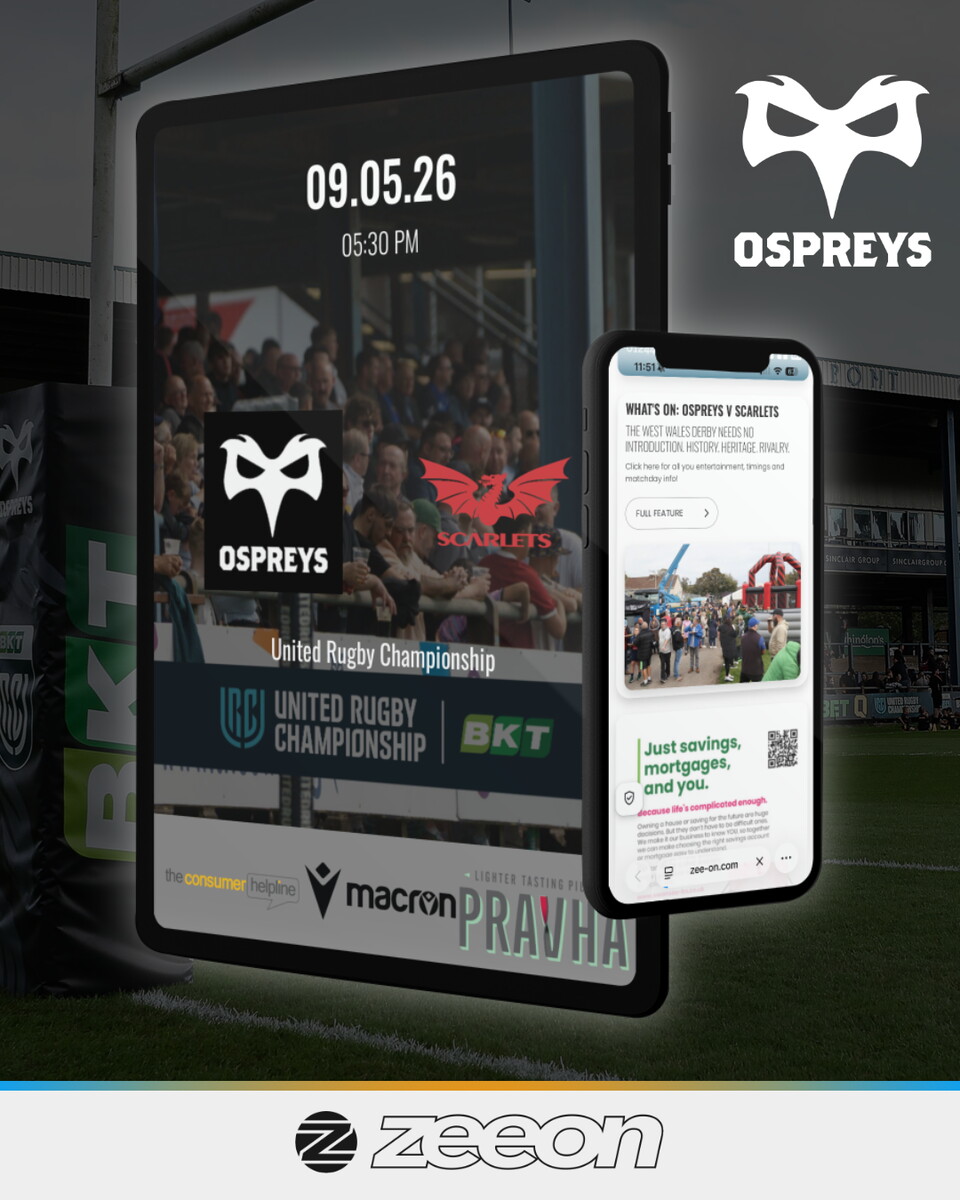 The West Wales Derbt 2026: Official Matchday programme for Ospreys vs Scarlets at the Electric Brewery Field