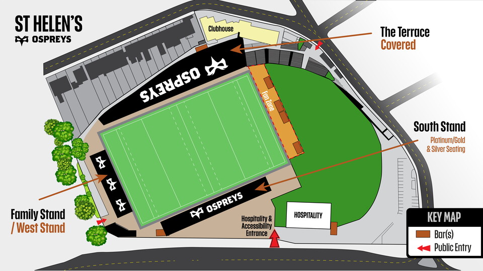 St Helens full stadium map 2627