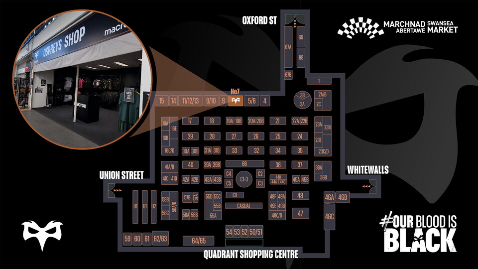 Ospreys market map