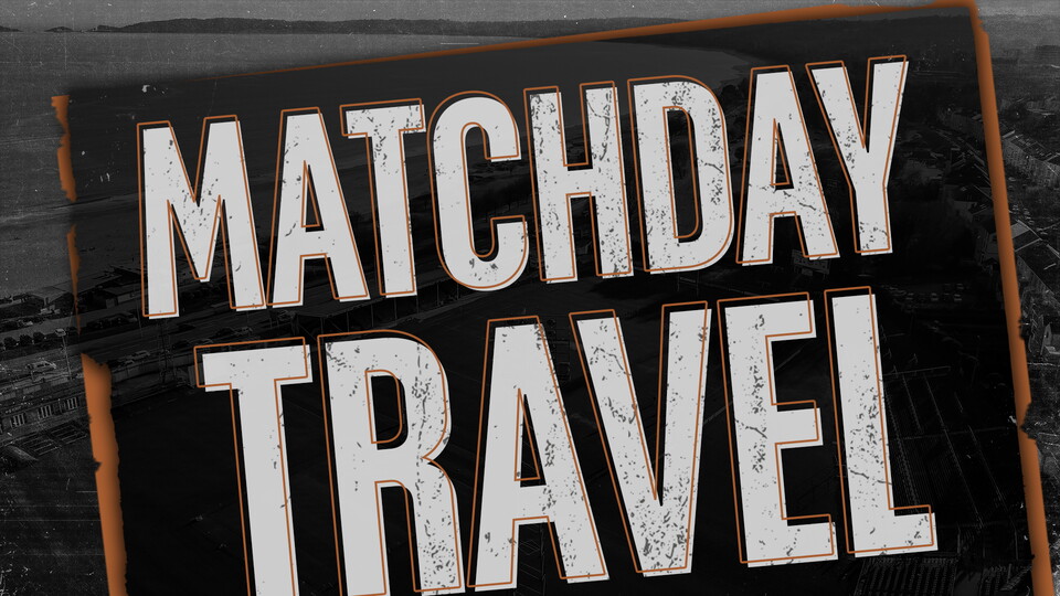 Matchday travel programme header 
