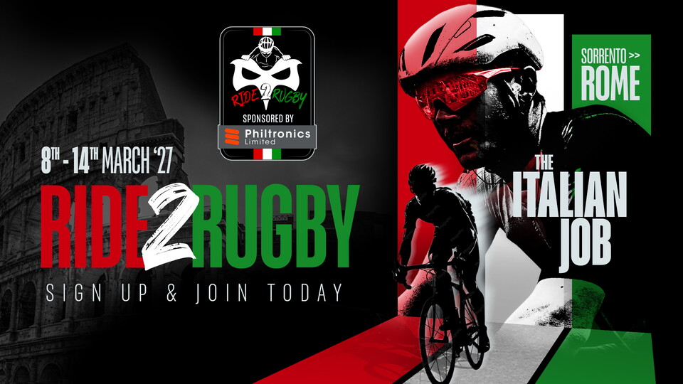 Ride 2 Rugby - The Italian Job 2027