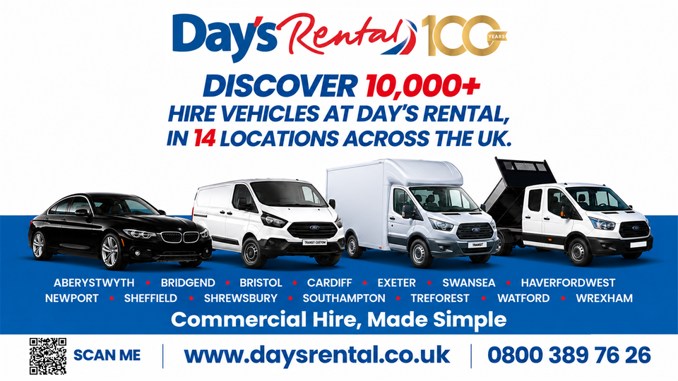 Days Rental ospreys programme ad 2627