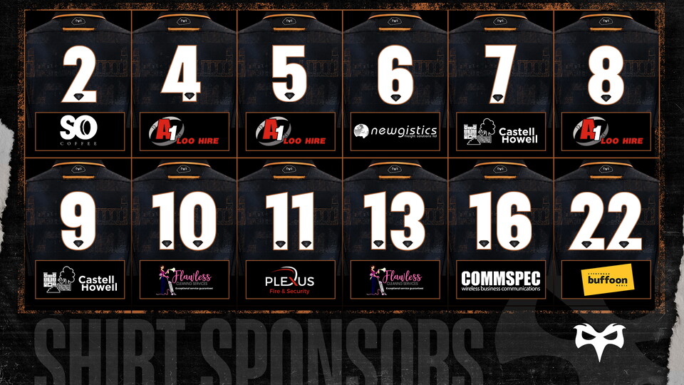 Ospreys shirt sponsors October 2627