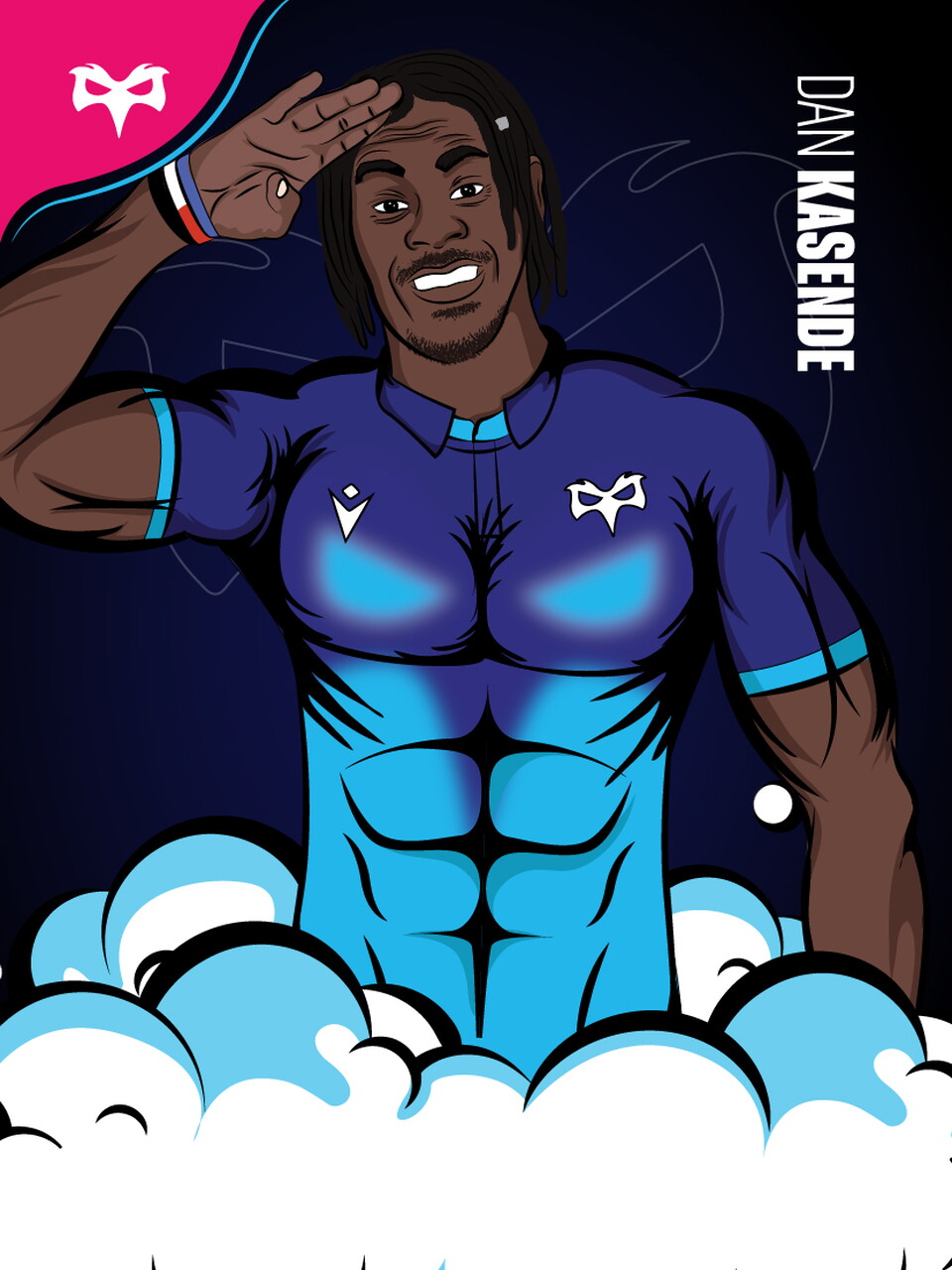Dan Kasende Trading card 