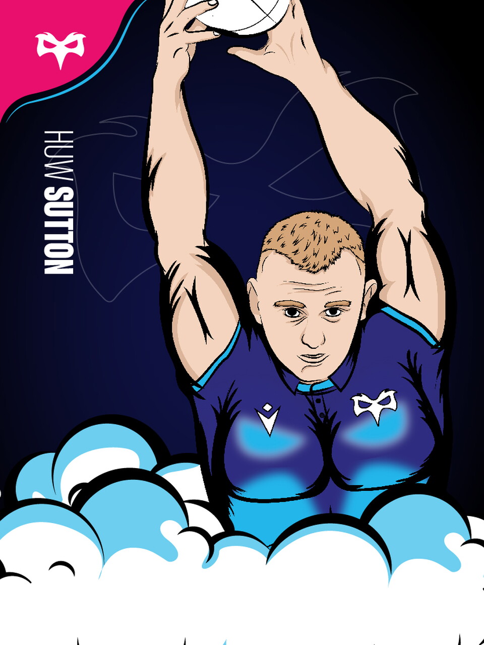 Huw Sutton Trading Card