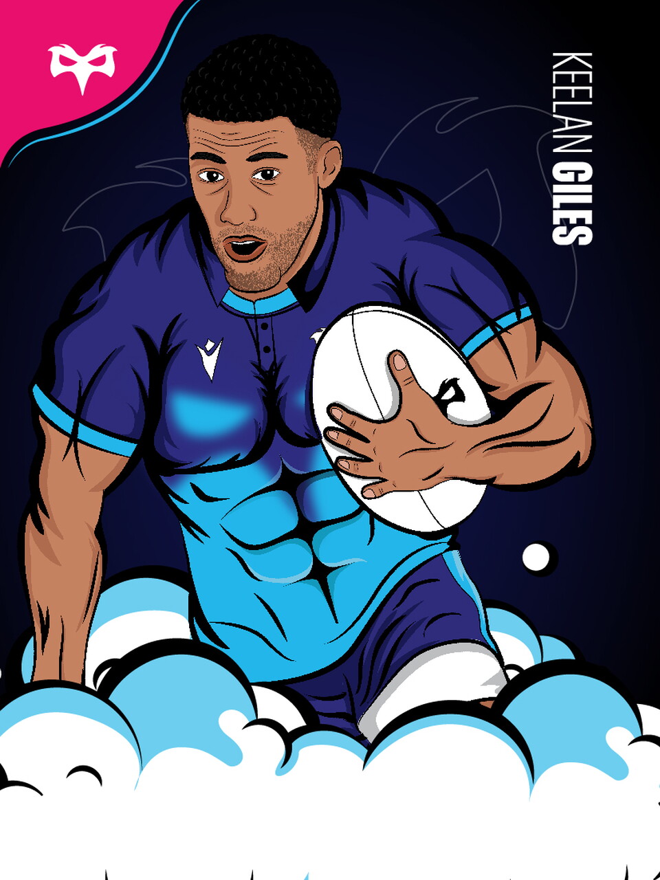 Keelan Giles Trading Card