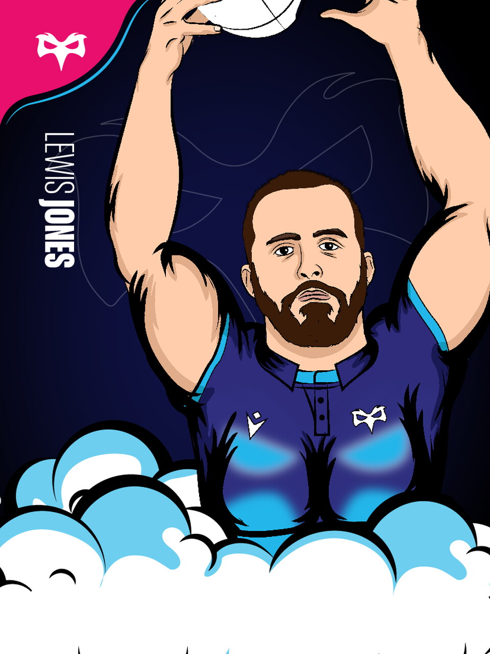 Lewis Jones Trading Card