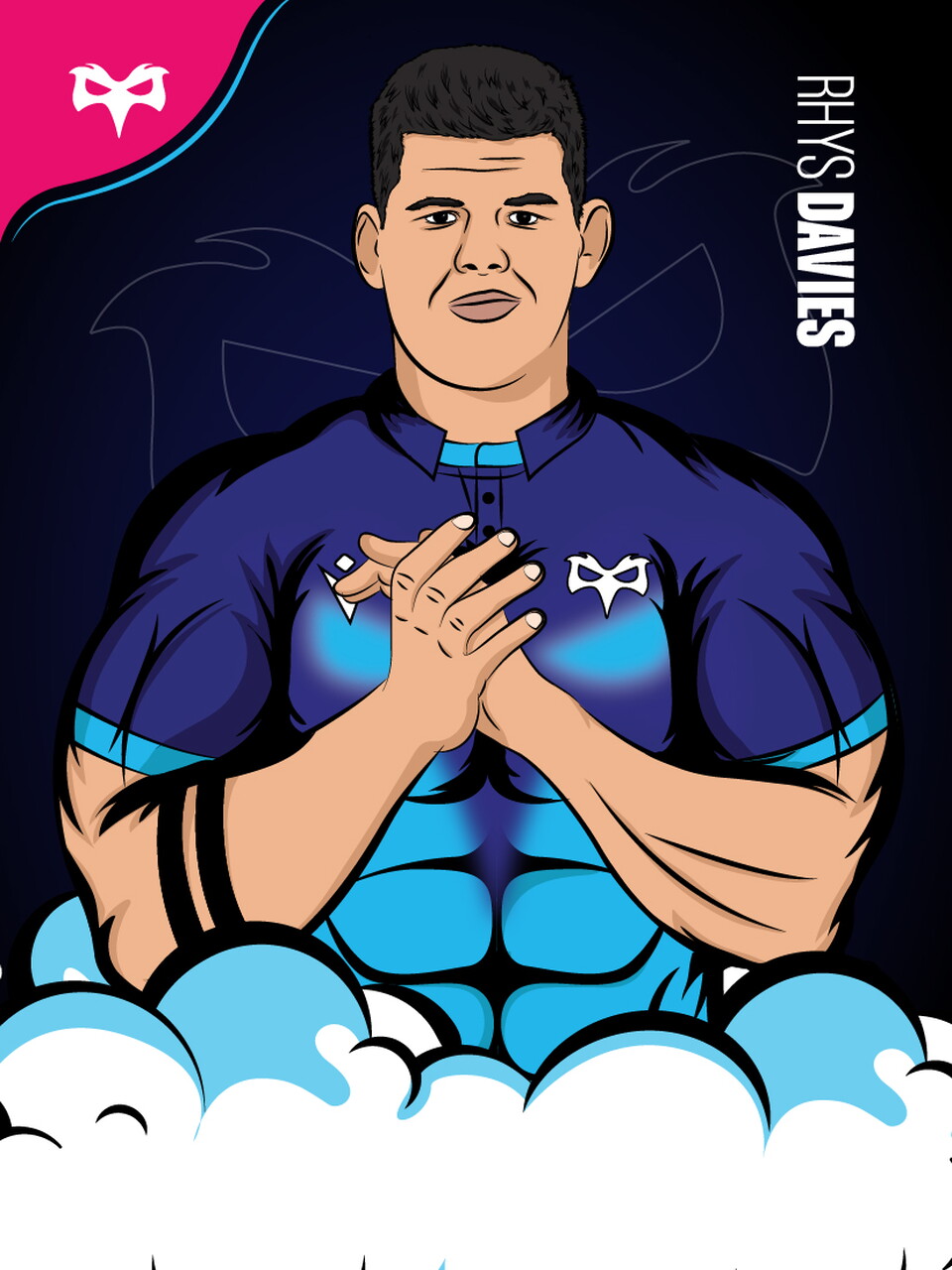 Rhys Davies Trading Cards