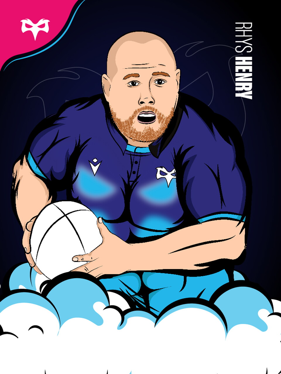 Rhys Henry Trading Card