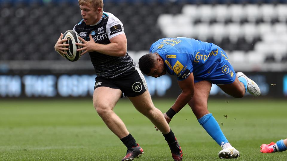 Kieran Williams line break v Dragons